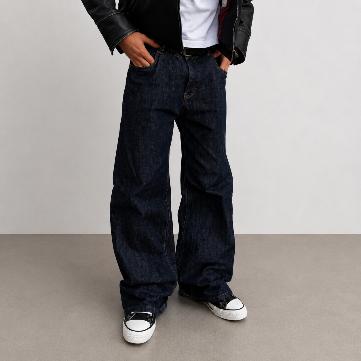 RAW wide leg bootcut denim
